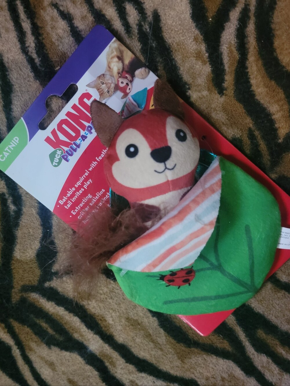 Kong Cat Tucks Pull A Parts w Catnip ea.